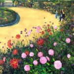 Dick McEvoy at Handwright Gallery le-Jardin-Des-Dahlias