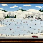 skating-on-mill-pond.-virginia-taylor ‣ Handwright Gallery & Framing