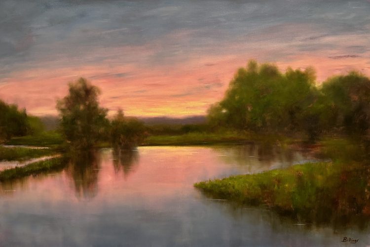 Penny Billings Where the River Becomes the Sky 24x36